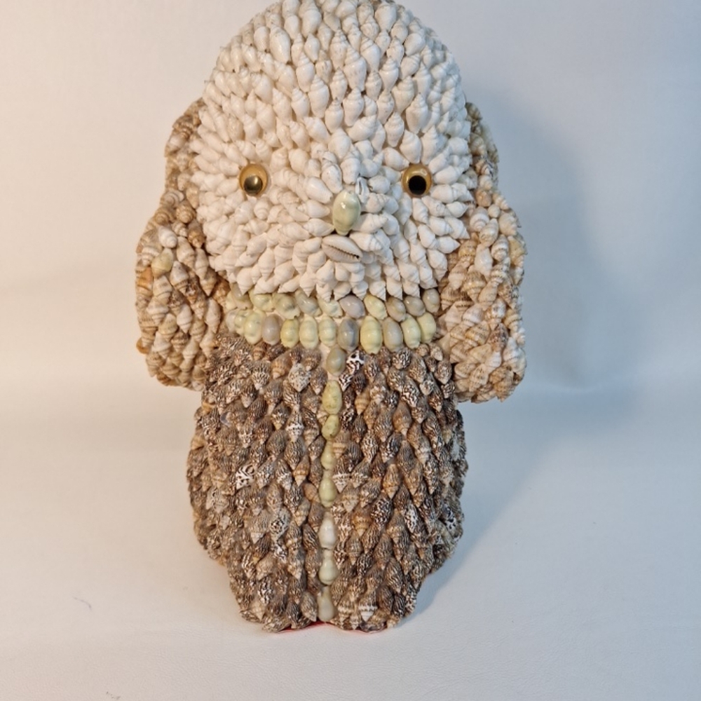 Puppy Sea Shell Figurine